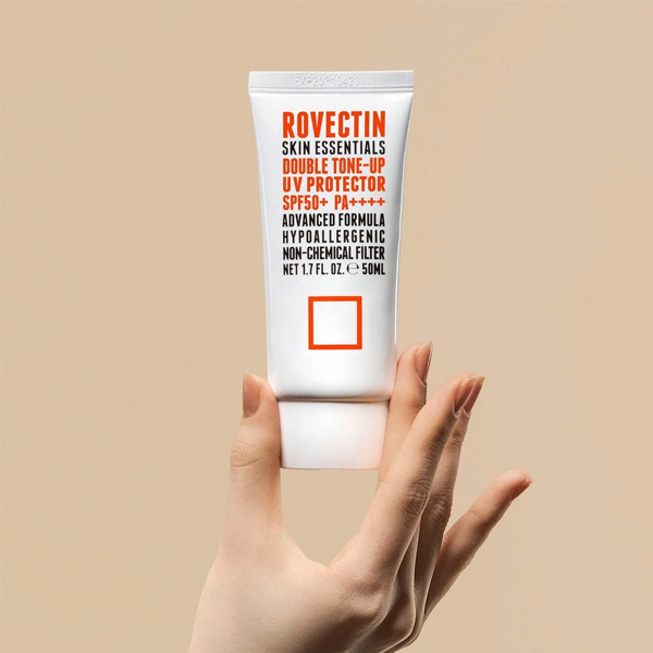 Rovectin Skin Essentials Double Tone-up UV Protector SPF50+ PA++++50ml price in Bangladesh
