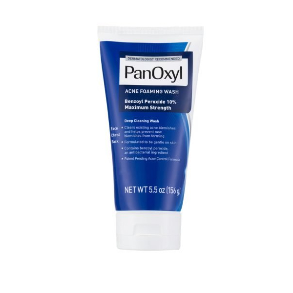 PanOxyl Acne Foaming Wash Benzoyl Peroxide 10% Maximum Strength Strength 156g