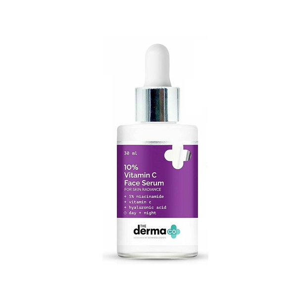 The Derma Co 10% Vitamin C Face Serum with 5% Niacinamide & Hyaluronic Acid serum 30ml