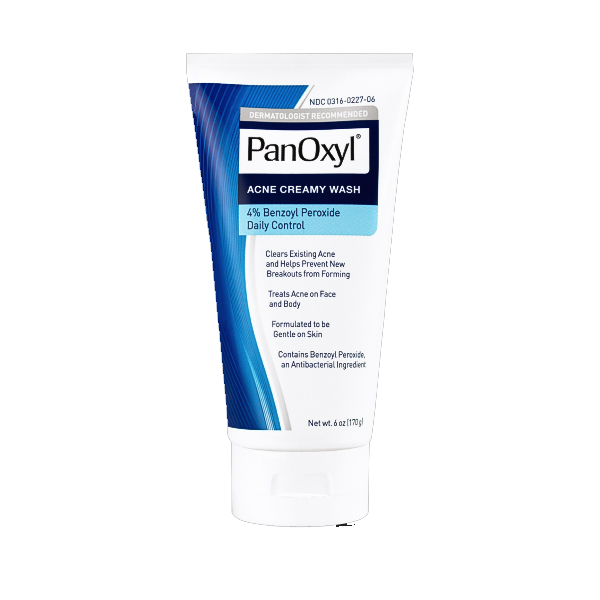 PanOxyl Acne Creamy Wash Benzoyl Peroxide 4% Daily Control 170g