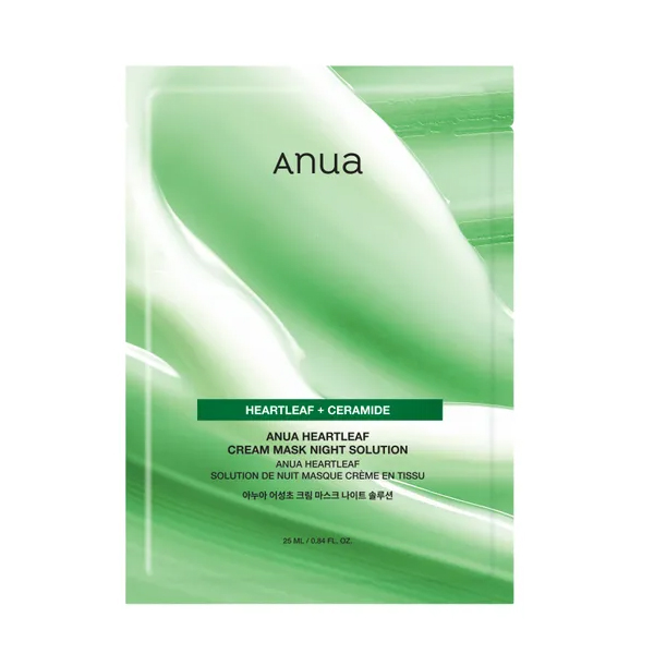 Anua Heartleaf Cream Sheet Mask Night Solution 25ml