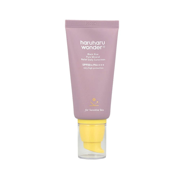 Haruharu wonder Black Rice Pure Mineral Relief Daily Sunscreen PA++++ SPF50+ 50ml